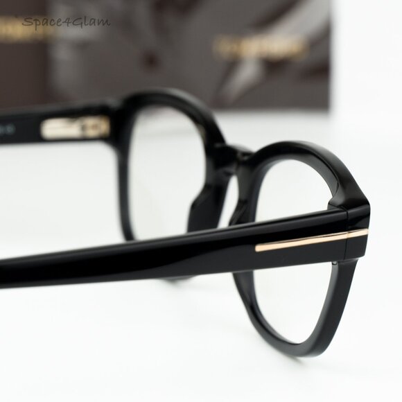 Tom Ford Women Eyeglasses Black Blue Light Block Square FT5808 001 BRAND NEW - Picture 5 of 10